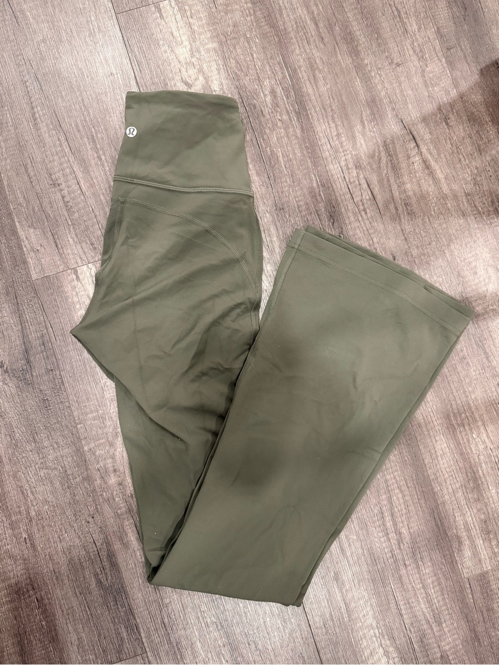 Lululemon Olive Green Align High-Rise Flare Legging Pant